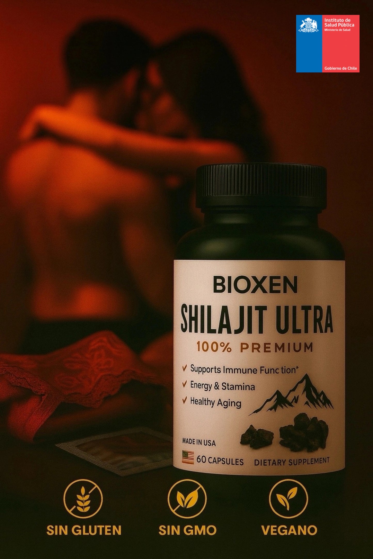 New Shilajit Ultra™ Potenciador Sexual - 60 Cápsulas