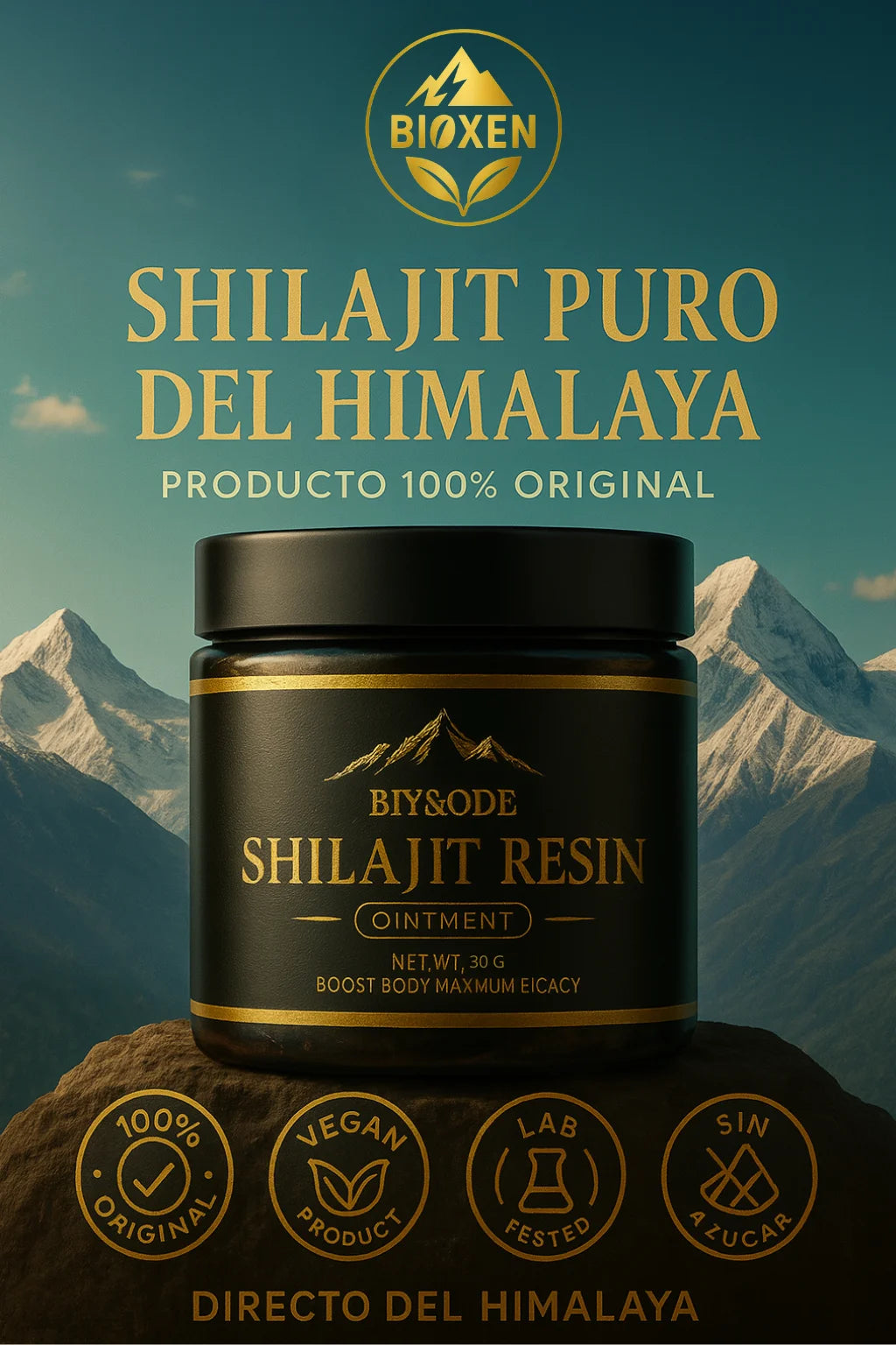 Shilajit Himalaya™ Potenciador Sexual