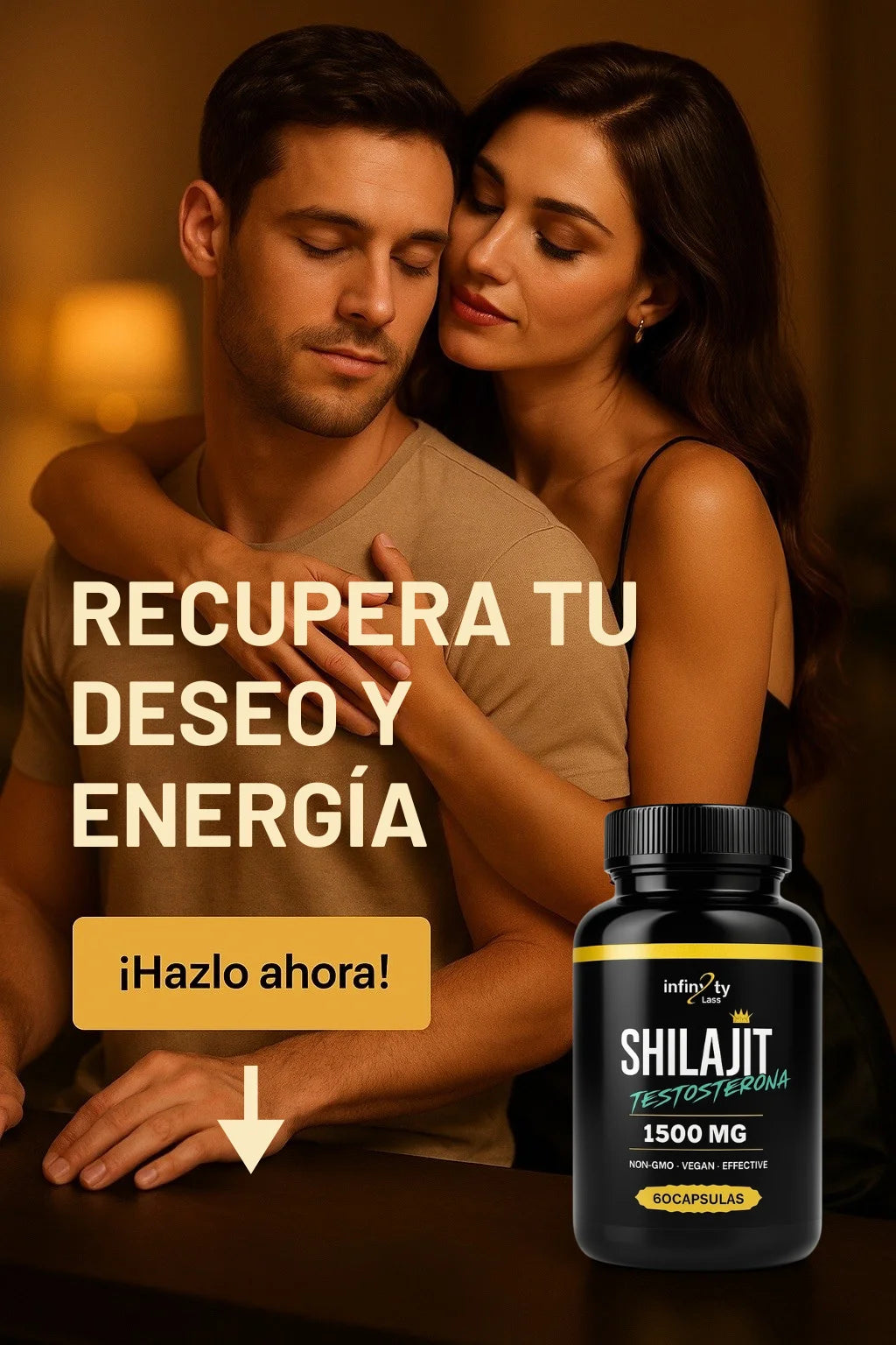 Shilajit Testosterona | Potenciador Sexual (60 Capsulas)