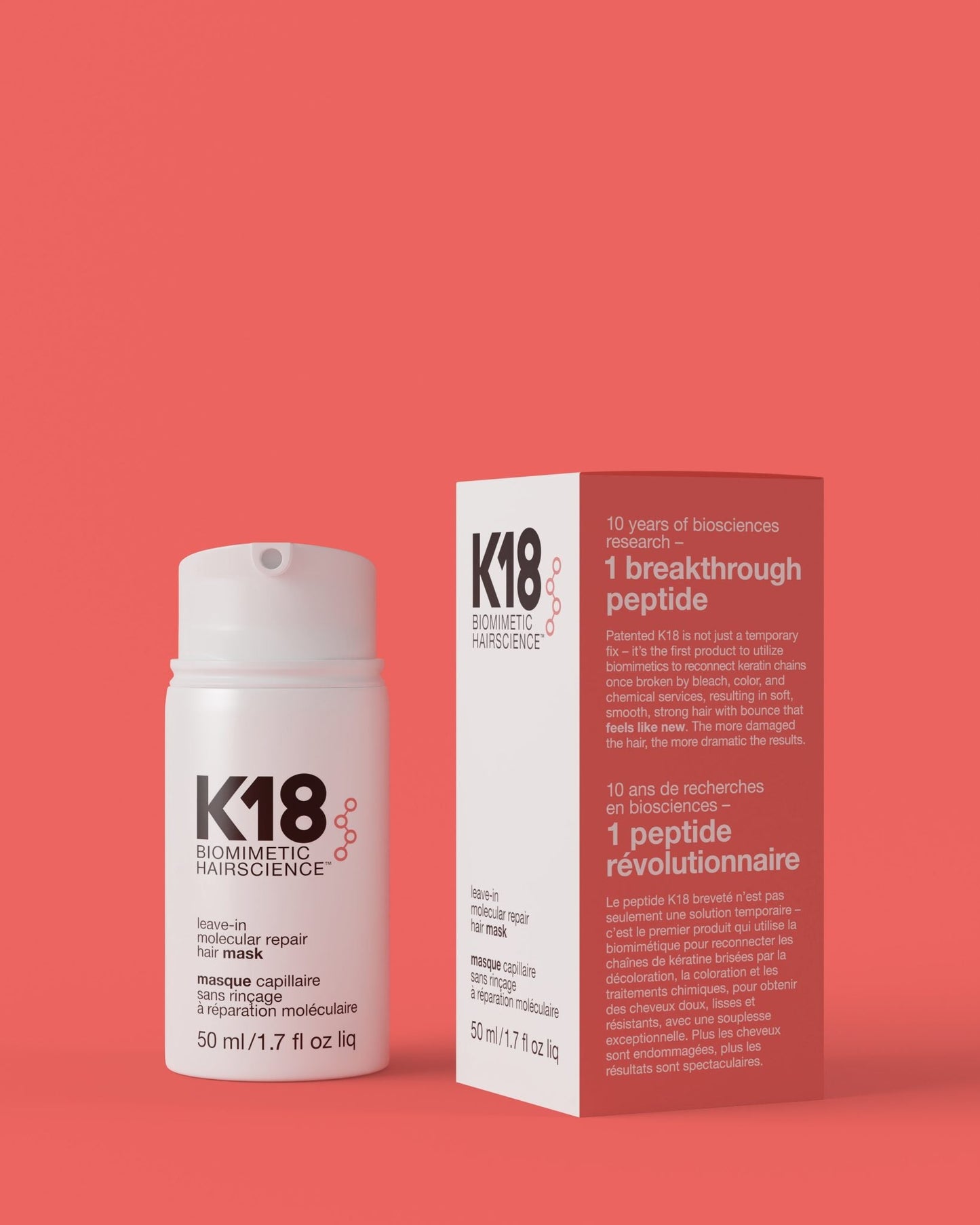 K18 MÁSCARA DE REPARACIÓN MOLECULAR LEAVE-IN (50 ML)