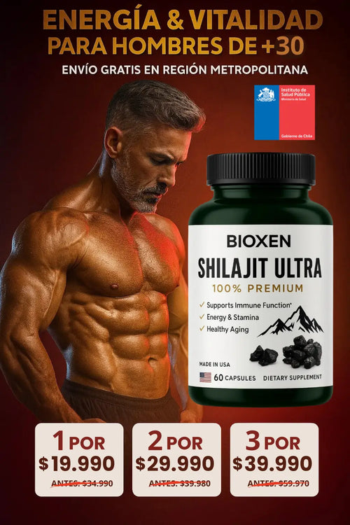 New Shilajit Ultra™ Potenciador Sexual - 60 Cápsulas