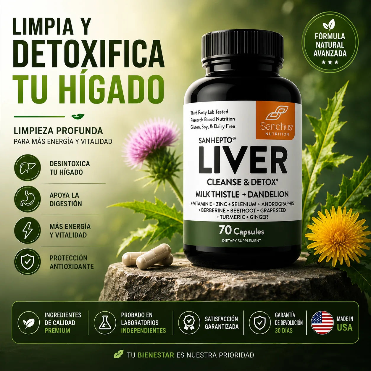 Liver Cleanse Detox - Limpieza hepática para sanar el hígado graso naturalmente 💚