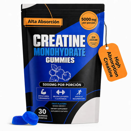 Creatina Monohydrate 5000 MG (30 GOMITAS)