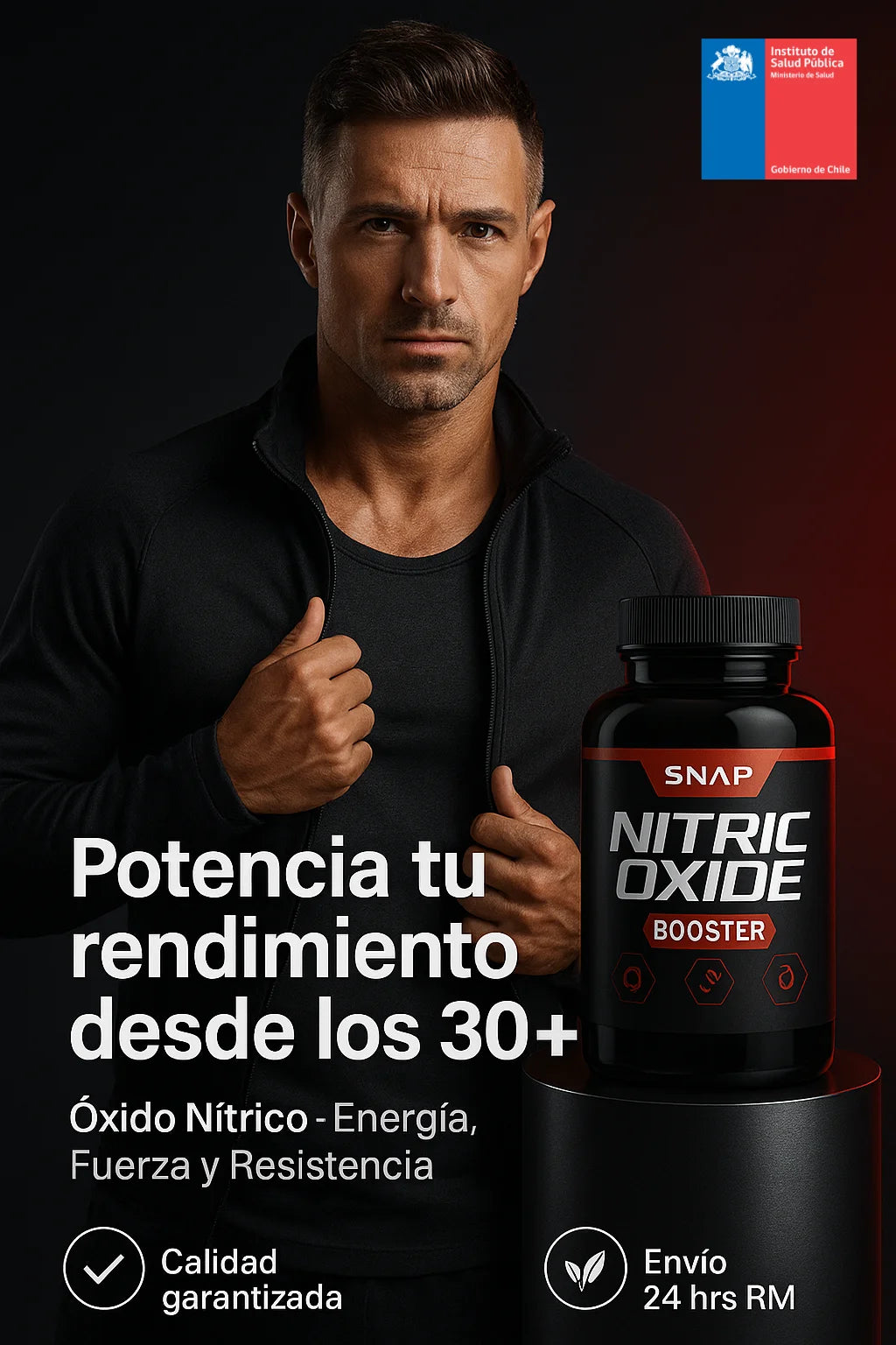 Power Boost™ – Óxido Nítrico 60 Cápsulas