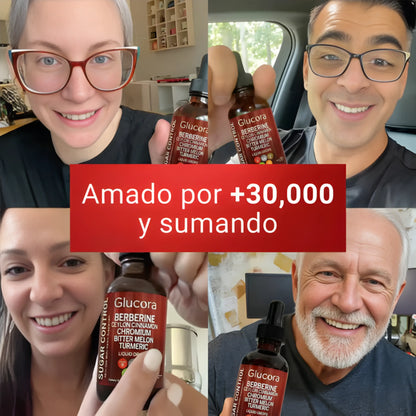 Glucora Apoyo Natural para la Glucosa, Energía y Antojos - 60 ML