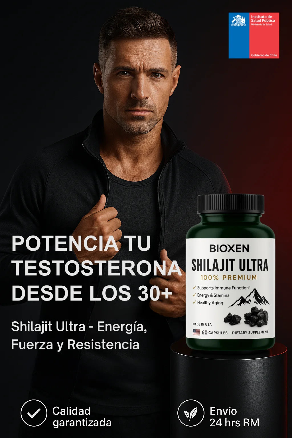 New Shilajit Ultra™ Potenciador Sexual - 60 Cápsulas